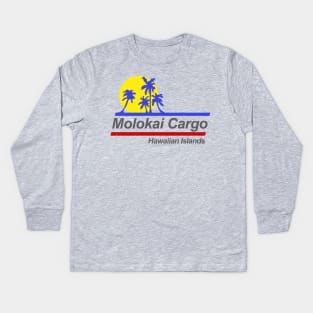 Molokai Cargo - Hard Ticket to Hawaii - v2 Kids Long Sleeve T-Shirt